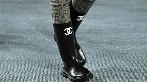 chanel wellies price|Chanel winter boots 2022.